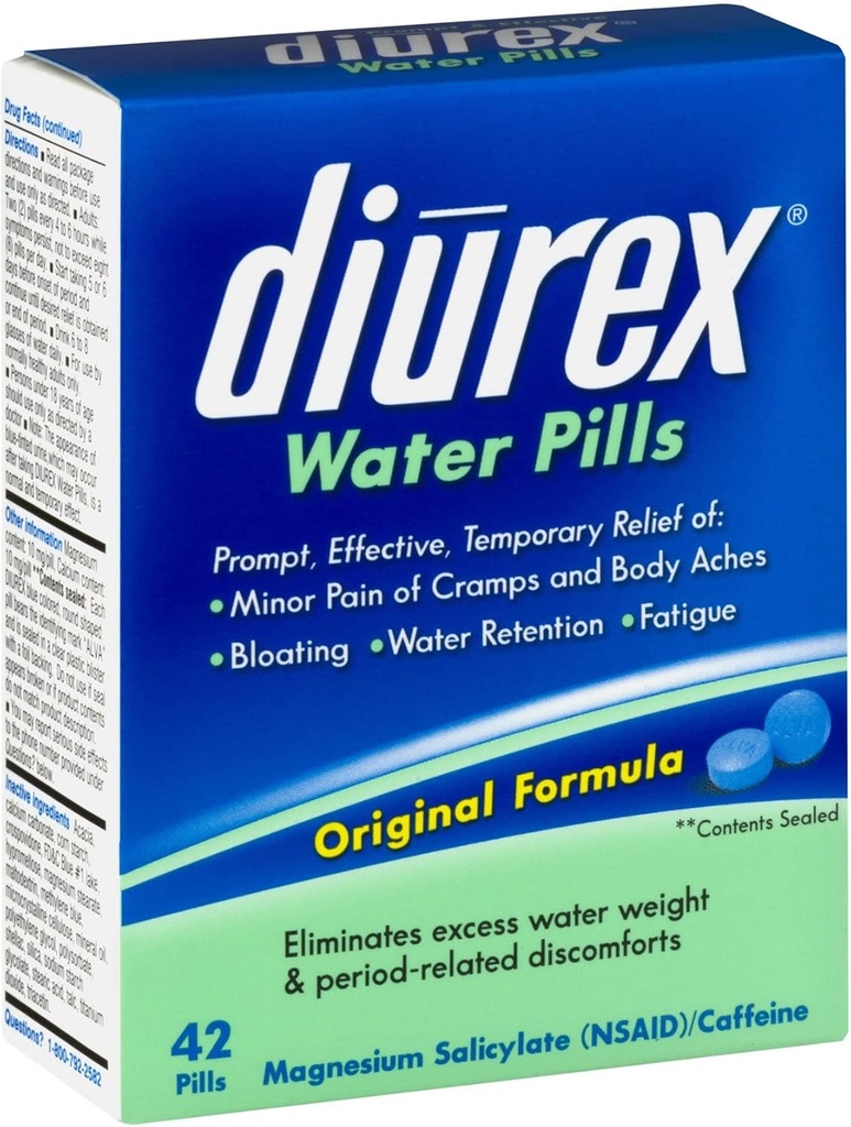 Diurex Vannpiller, 42 ct