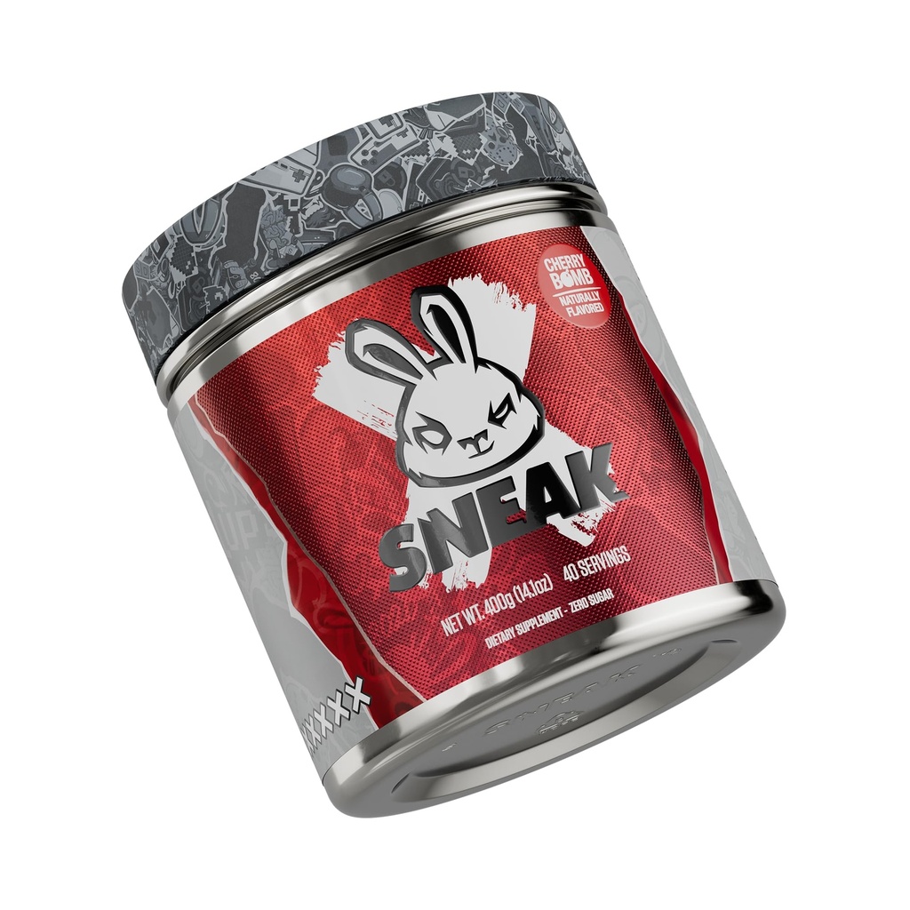 SNEAK Energi Drikkepulver Cherry Bomb Ingen Sukker. - Nei. Bare naturlig koffein, fokus-boosting nootropics ® 40 serveringer