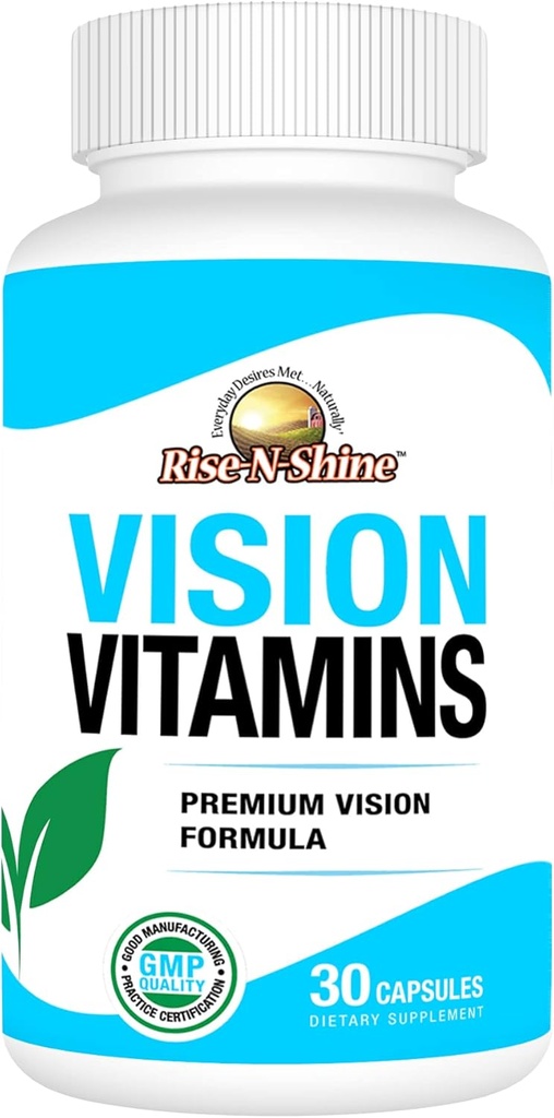 Visjon vitaminer formel med lutein, vitamin A, Taurin, sink, gurkemeie rot og mer for å støtte visjon 30 telling