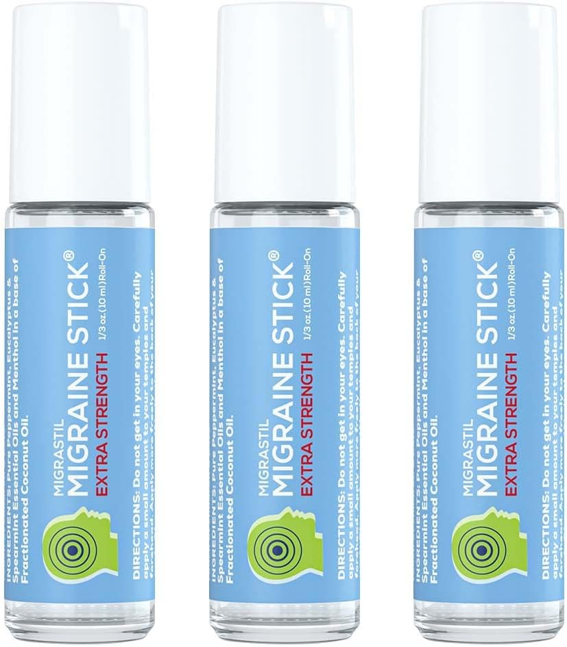 Grunnleggende Vigor Migrastil Ekstra Styrke Migraine Stick Avansert Formula. Sterk aromaterapi Roll on med Menthol og essensielle oljer. Ingen lavender. Laget i USA.