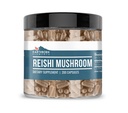 Jordfødte elementer Reishi Mushroom 200 kapsler, ren og ufortynnet, Ingen tilsetningsmidler