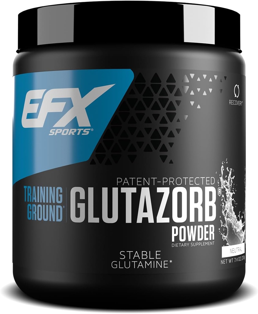EFX Sports Trening Ground Glutazorb pulver | Høyt konsentrert, pH Korrekt Glutamin Supplement | Digestion & Immune Støtte | 140 Serveringer (uovertruffen)