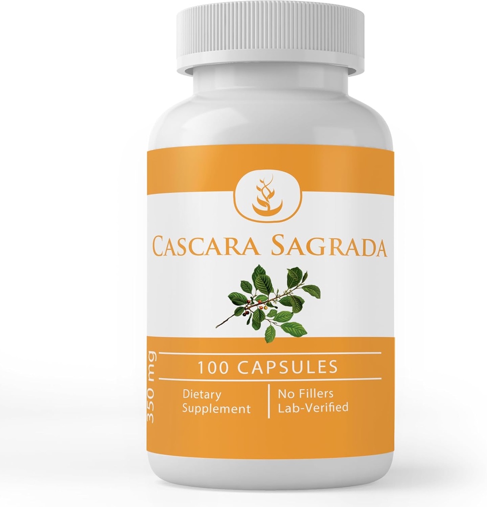 Rene originale ingredienser Cascara Sagrada Extract (100 kapsler) Alltid ren, Ingen fyllstoffer