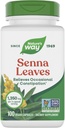 Naturens måte senna blader, lindrer anledningsstivelse*, 1.350 mg per 3-kapsule servering, ikke-GMO-prosjekt verifisert, 100 kapsler (pakke May Vary)