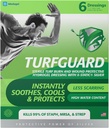 TURFGUARD Hydrogel Turf Burn Dressing med X-Static Silver - Kjølebehandling Relief, FDA Rydd, Antimikrobiell beskyttelse, & Moist Healing Patch for Burns & Sår, 2" x 3" Dressing, 6 pakke, av Medagel