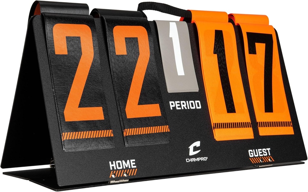 CHAMPRODeluxe Flip-a-Score Scoreboard (Points, Perioder, Spill)