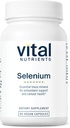 Vital næringsstoffer - Selenium - Kraftig antioksidant støtte - 90 vegetariske kapsler per flaske - 200 mg