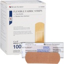 Henry Schein Sterile klesmateriale Bandages, 1" x 3 – – Boks med 100 fleksible, pustende strimler – myke, strekkbare sårdeksler for førstehjelp, medisinsk bruk, klinikker og nødsett
