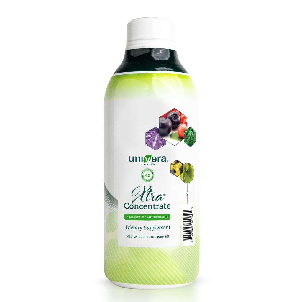 Xtra Concentrate, Vitamin B-kompleks, Vital energi, 15 naturlige ingredienser, Administrer stress, Forbedre felles helse, Forbedret antioksidant beskyttelse, flytende, 30 dagers forsyning, 33oz flaske