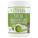 Primal kjøkken Matcha kollagen keto latte pulver, sukker-fri collagen peptider, 9,33 Ounces