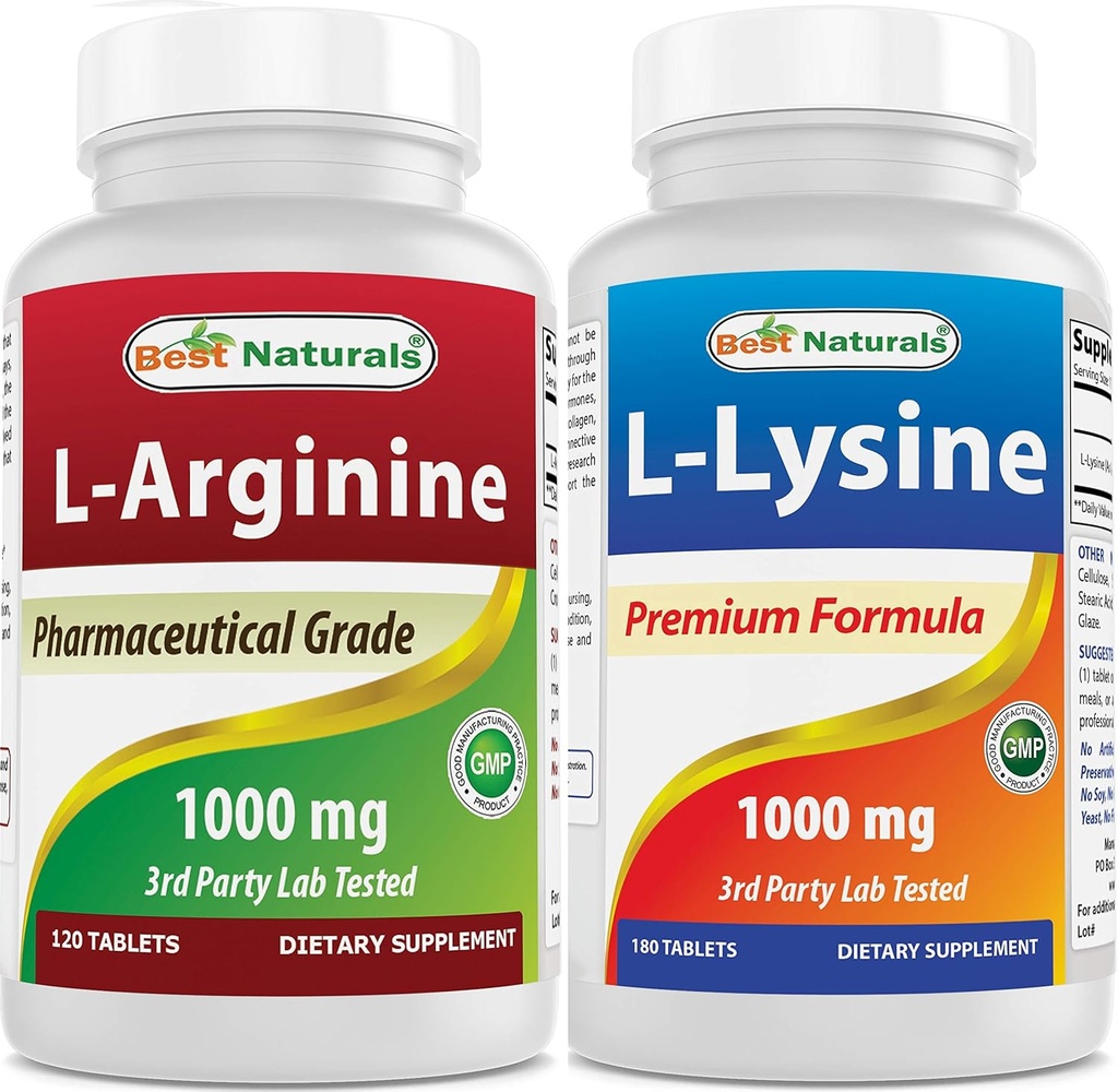 Beste Naturals Arginine Lysin Combo