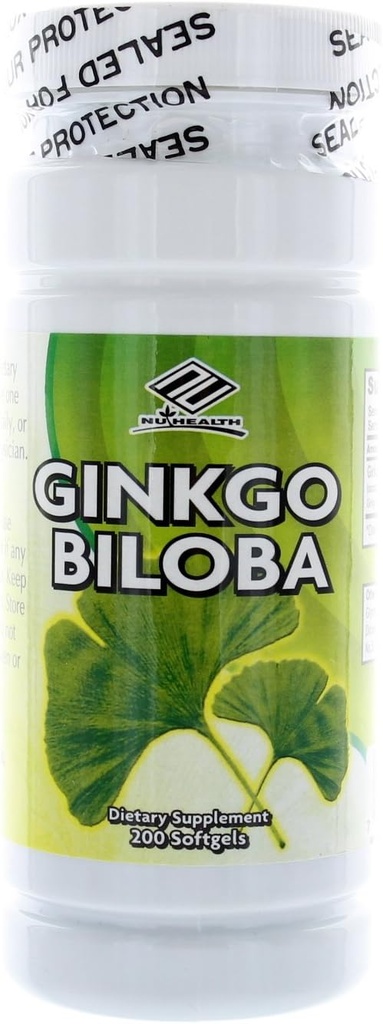NU-Helse Ginkgo Biloba 60 Mg 200 Softgels