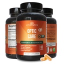 Optic Care Eye Vitaminer – Lutein, Zeaxanthin, Vitaminer A C E, sink, Kobber, Chrysantemum & Goji – Antioksidant Micronæringsformel for Vision Support – 3 PK