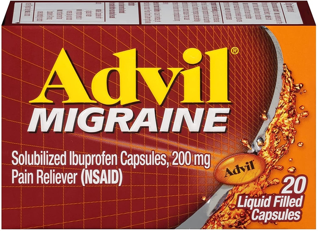 Advil 200 mg flytende fylte kapsler 20 ea