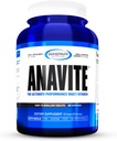 Gaspari Nutrition Anavite, Sport Multi-Vitamin med Aminosyrer, Beta-Alanin og L-karnitin, forbedret ytelse og gjenoppretting (ny mindre størrelse, 30 Services)