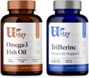 Utslitt Naturals Omega 3 Fiskolje 60 Softgels sitron-Lime Flavor og TriBerine