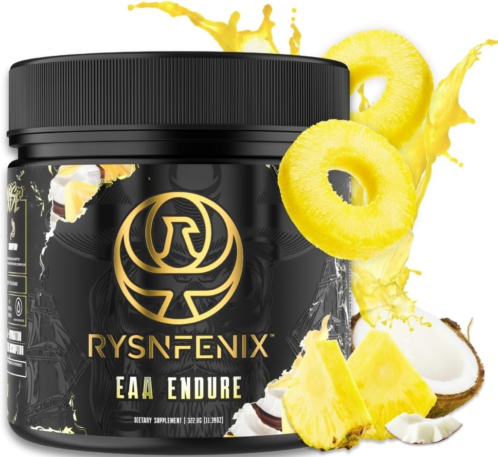 EAA Endure - 11g EAA + BCAA med Astragin & Black Pepper Extract for forbedret aminosyreabsorpsjon og akvarieelektrolytter for Hydration ® 25 Serveringer (Pina Colada)