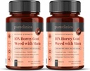 10X Horny Goat Weed Extract (375mg) Maca Extract (2500mg) x 360 tabletter (2 flasker på 180) - 1 års forsyning