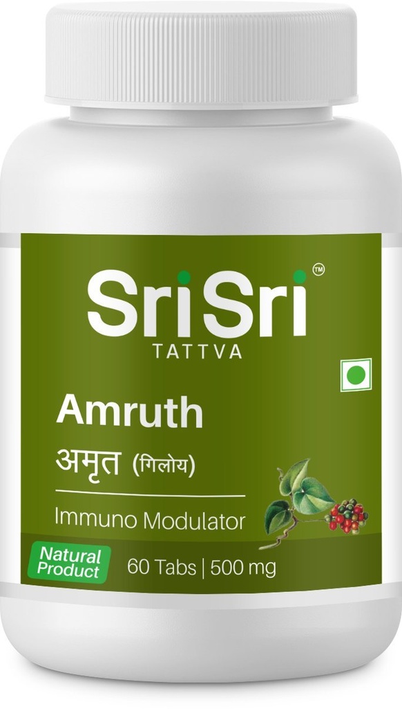 Sri Sri produkter Ayurveda Amrut immunmodulator tablett 500Mg PacificOF 2