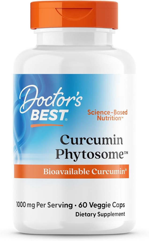 Leger Best Curcumin Phytosome, Biotilgjengelig Curcumin, Ikke-GMO, Glutenfri, Soya Gratis, Vegan 60 Vegetar Caps