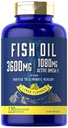 Carlyle Fish Oil 3600mg | 1080mg Omega 3 | 120 greve | Ikke-GMO og Glutenfri Supplement