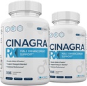 (2 Pakke) Cinagra RX piller for menn, Cinagra RX Supplement Avansert Formula, 120 greve