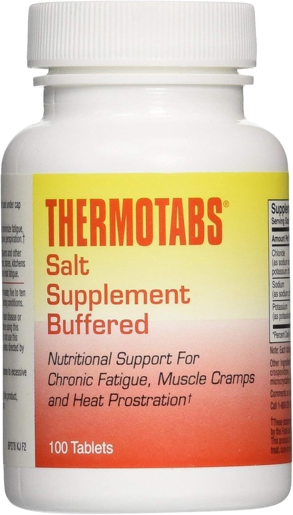 Thermotabs Salt Supplement, Buffered, 100 tabletter - Kjøp pakker og lagre (Pack of 3)