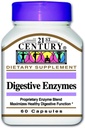 21st Century Digestive Enzymes Capsules, 60 Count (pakke med 2)