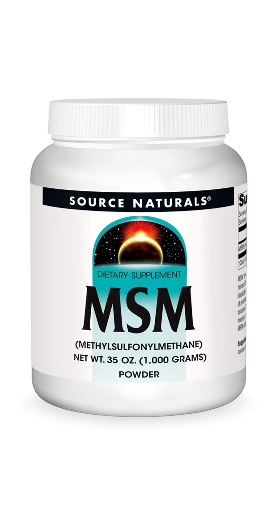 Kilde Naturals MSM (Metylsulfonylmetan) Netto WT. 35 Ounce (1 000 gram) - pulver