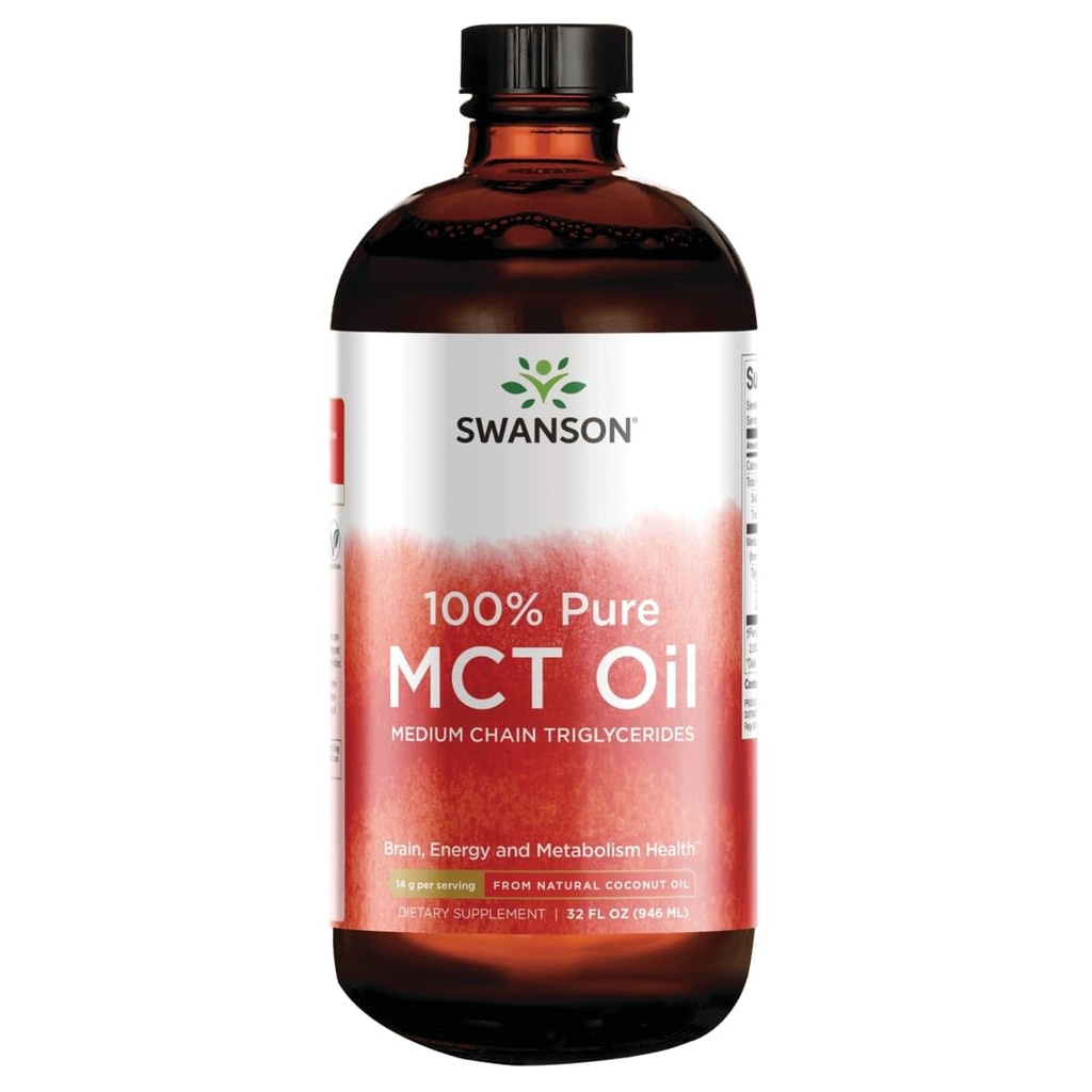 Swanson 100% ren Mct Oil 32 fl Ounce (966 ml) væske
