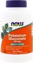 Nå Matvarer Kalium Gluconate 99 Milligram - 250 tabletter