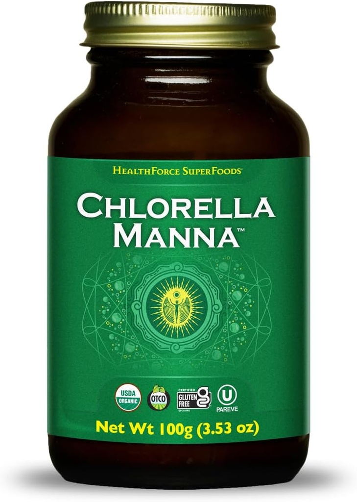 HealthForce SuperFoods Chlorella Manna - pulver - 100 gram