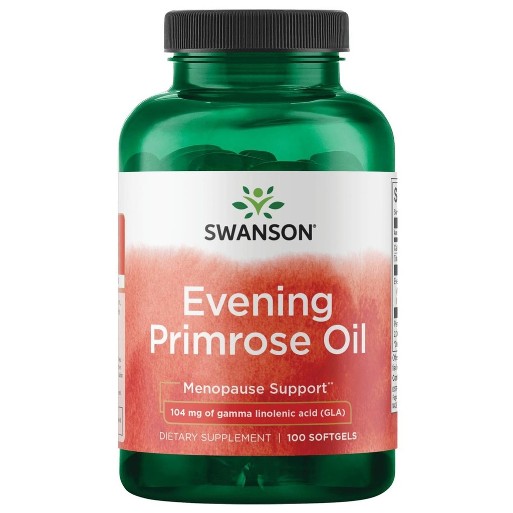 Swanson Aften Primrose Olje (Omegatru) 1300 Milligrams 100 Sgels