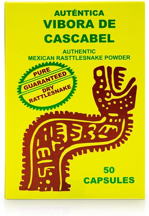 Generisk Vibora de Cascabel Kapsler Oral behandling Hudpleie Pimples & Acne 50 Caps