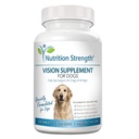 Øyepleie for hunder Daglig visjon Supplement med lutein, Zeaxanthin, Astaxanthin, CoQ10, Bilbærantioksidanter, Vitamin C, Vitamin E Støtte for hundeøye problemer, 120 Chewable tabletter