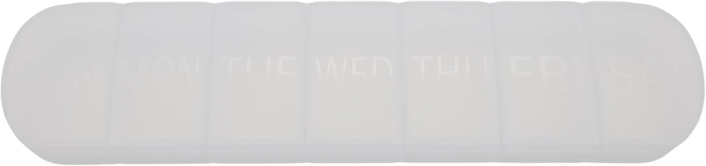 7 dagers ukentlig pille AM PM Organizer, ShysTech store pille saken pille boks 1 gang om dagen for piller/medikasjon/Supplements/Vitamin (clear)