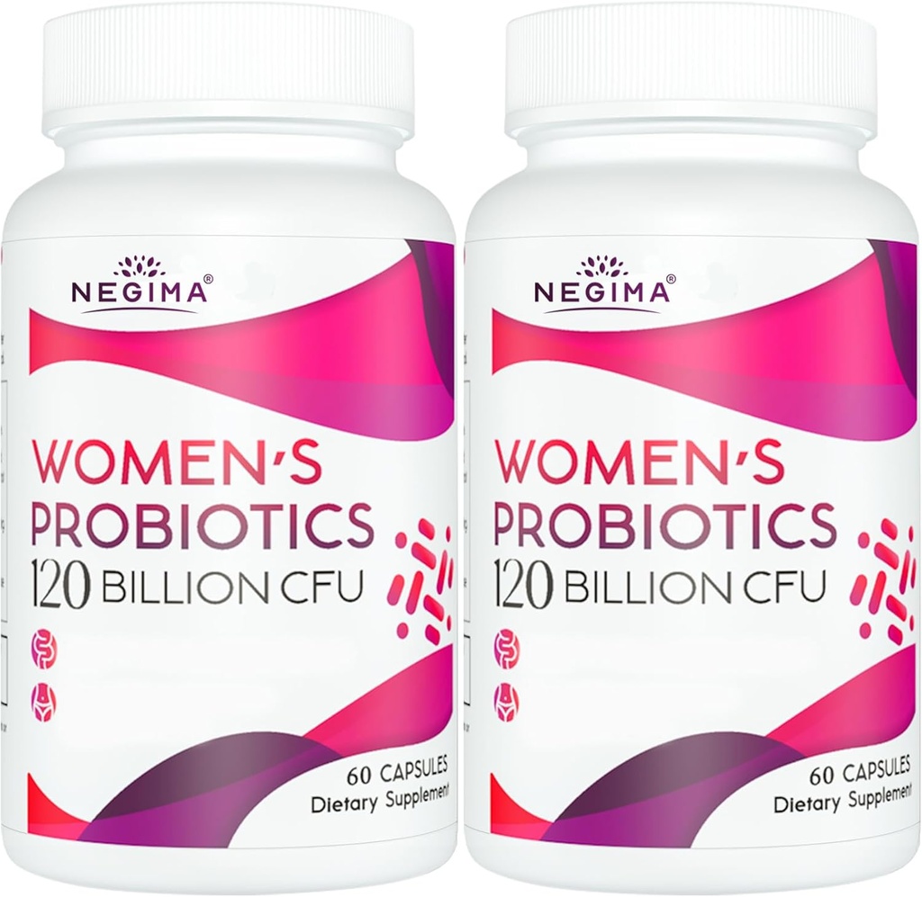 Negima Menopause Supplements for kvinner, 120 milliarder CFU probiotika for kvinner, 13-i-1 urter og botaniske kompleks, for hormon menopause, varme blits, nattsviter, Mood Swings, søvn - 120 kapsler