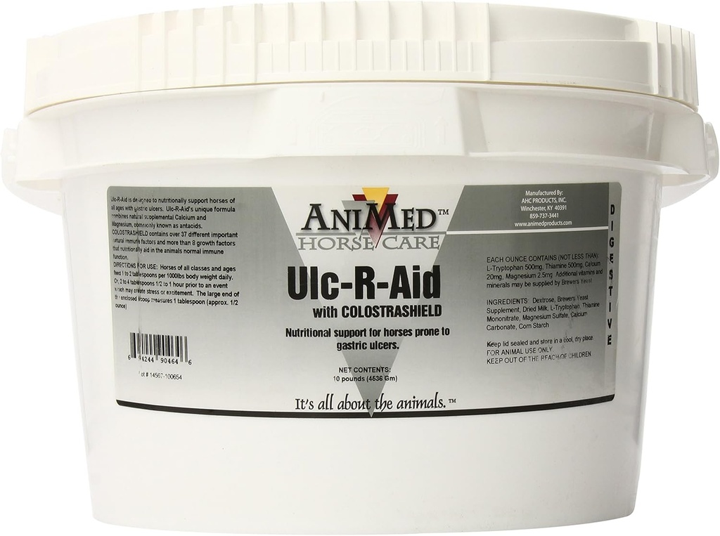 AniMed Ulc-R-Aid ernæringstilskudd for hester, 10-pund