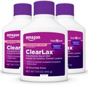 Basic Care ClearLax, Polyetylenglykol 3350 pulver for løsning, osmotisk laxativ, uflavorert, 1,11 pund (pakke av 3)