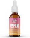 PMS Relief Hormone Balance Kvinner flytende dråper, Menstruell Cramps, Bloating, & Mood Swings Relief med Chasteberry, Vitamin B6, Lemon Balm, Dong Quai, Ashwagandha, Sukkerfri, 1 fl oz