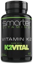 Smartere vitamin K2 MK7 100mcg, laget med K2VITAL og Kale, 60 flytende softgels