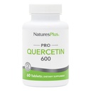 Natures Plus PRO Quercetin 600 mg - 60 tabletter - Ikke-GMO, Vegan & Glutenfri - 60 Services