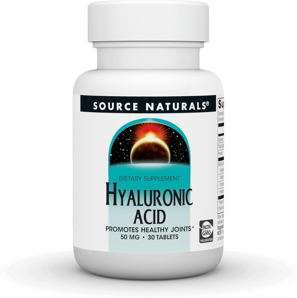 Kilde Naturals Hyaluronsyre, 50 mg, 30 tabletter