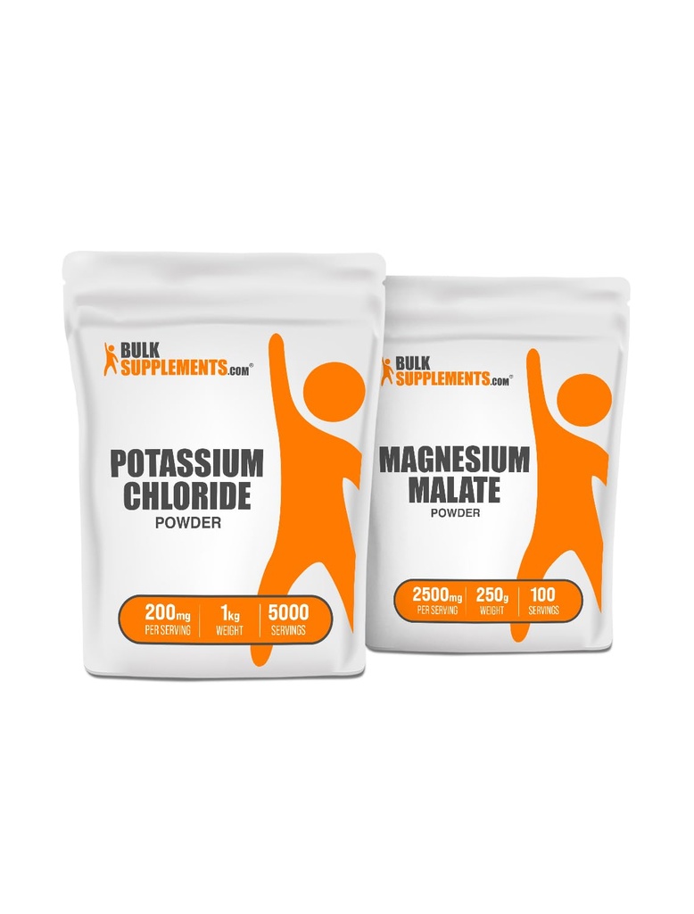 Kaliumklorid 1kg + magnesiummalat 250g Bundle
