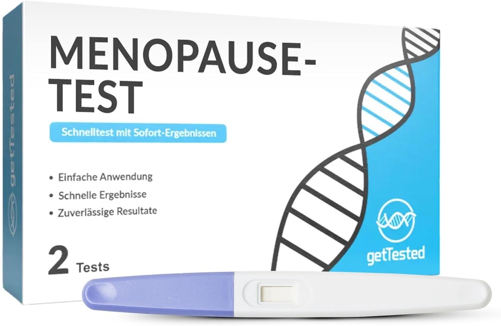 GetTested at-Home Menopause Test Kit - Private, Rapid Perimenopause Test & Menopause Stage Indicator - Beleilig, pålitelig Pre Menopause Test Kit hjemme for kvinner