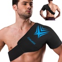 Skulder ispakke rotator mansjetter kald terapi fleksibel reusable Gel Ice Cold Pack komprimering wrap for skade smerte lindring og tendenitt, gjenoppretting etter skulderkirurgi, hevelse(svart)