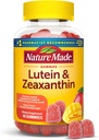 Natur laget Lutein & Zeaxanthin Gummies, øye og hjerne Supplement, 40 Vegan Gummies, 20 dagers forsyning