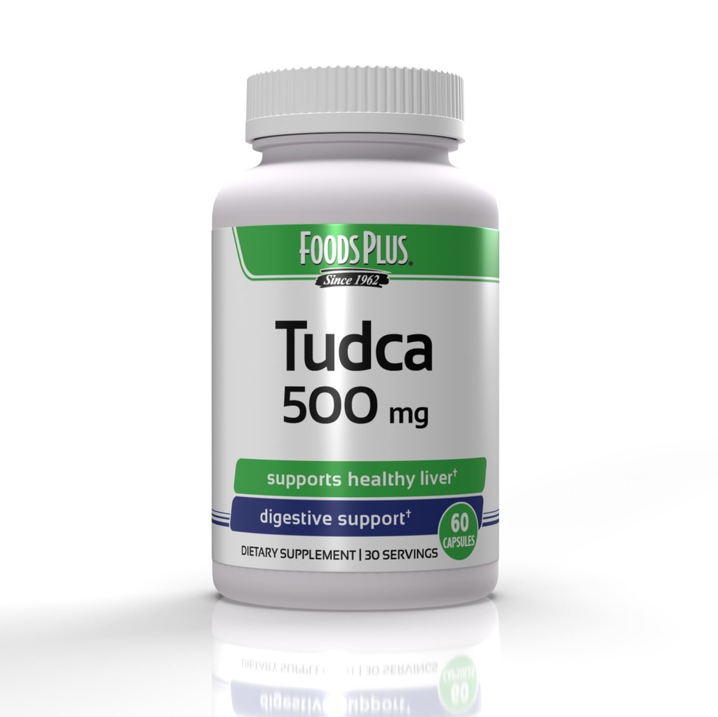Tudca, Liver støtte, fremmer digestiv helse, støtter sunn lever, Potent Bile Salt, lever omstart og reparasjon, 60 kapsler