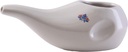 Beste keramiske Neti Pot - Ergonomisk design og håndmad, Duve Hvit