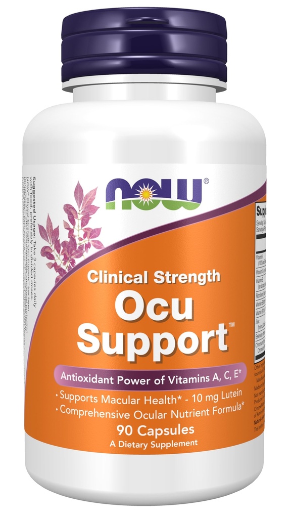 NÅ Tilskudd, Oku SupportTM med Floraglo® Lutein, pluss vitaminer A, C og E, 90 Veg Kapsler